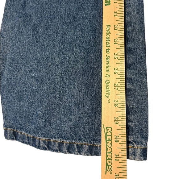 Vintage Americana Blues Wide Leg Drawstring Jeans - Picture 4 of 9